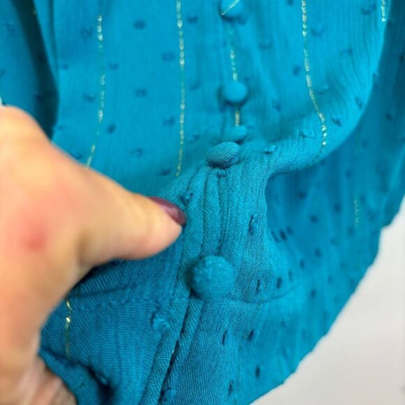 Brand new with Tags Ladie Rose + Olive Turquoise and Gold Tank Top Size XL - Picture 12 of 14